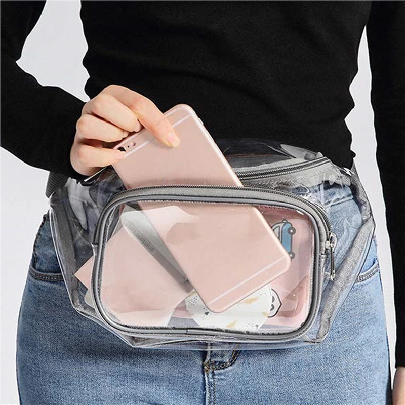 Running Gear Bag - Mulheres pvc cinto saco fanny pacote
