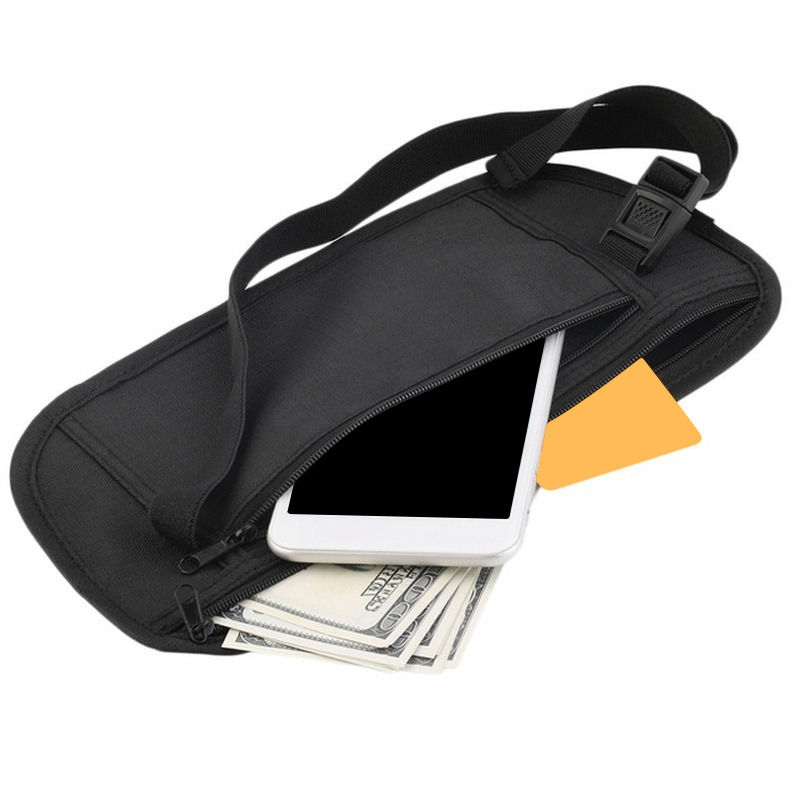Running Gear Bag - Bolsa de cintura de viagem invisível