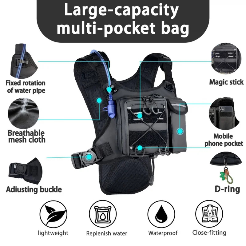 Running Gear Bag - ​ Colete Tático de Alta Qualidade