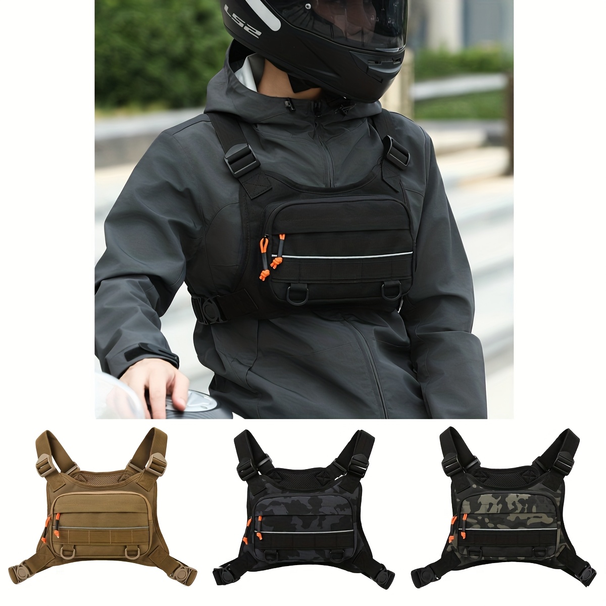 Running Gear Bag - 1PC Bolsa de Peito para Motocicleta,