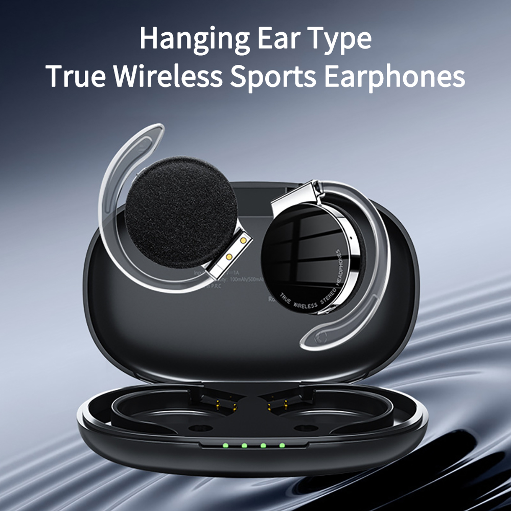 Earphone Sport Hook - F2 tws sem fio bluetooth fone