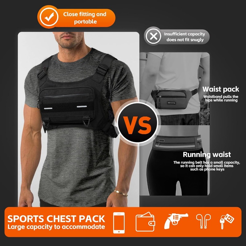 Saco de colete tático multifun - Running Gear Bag avaliação e preço