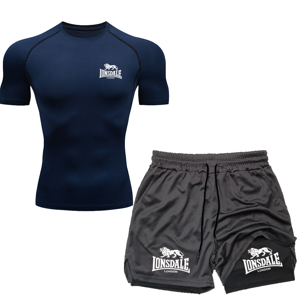 LONSDALE Shorts masculinos com - Running Jogging Gear avaliação e preço