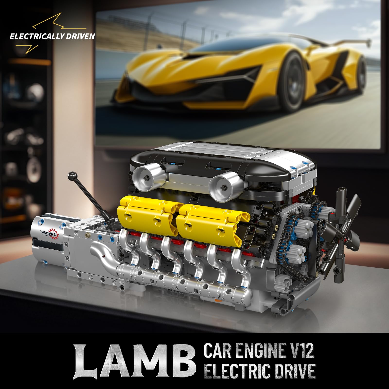Kit de modelo de motor V12 que - Running Gear Engine avaliação e preço