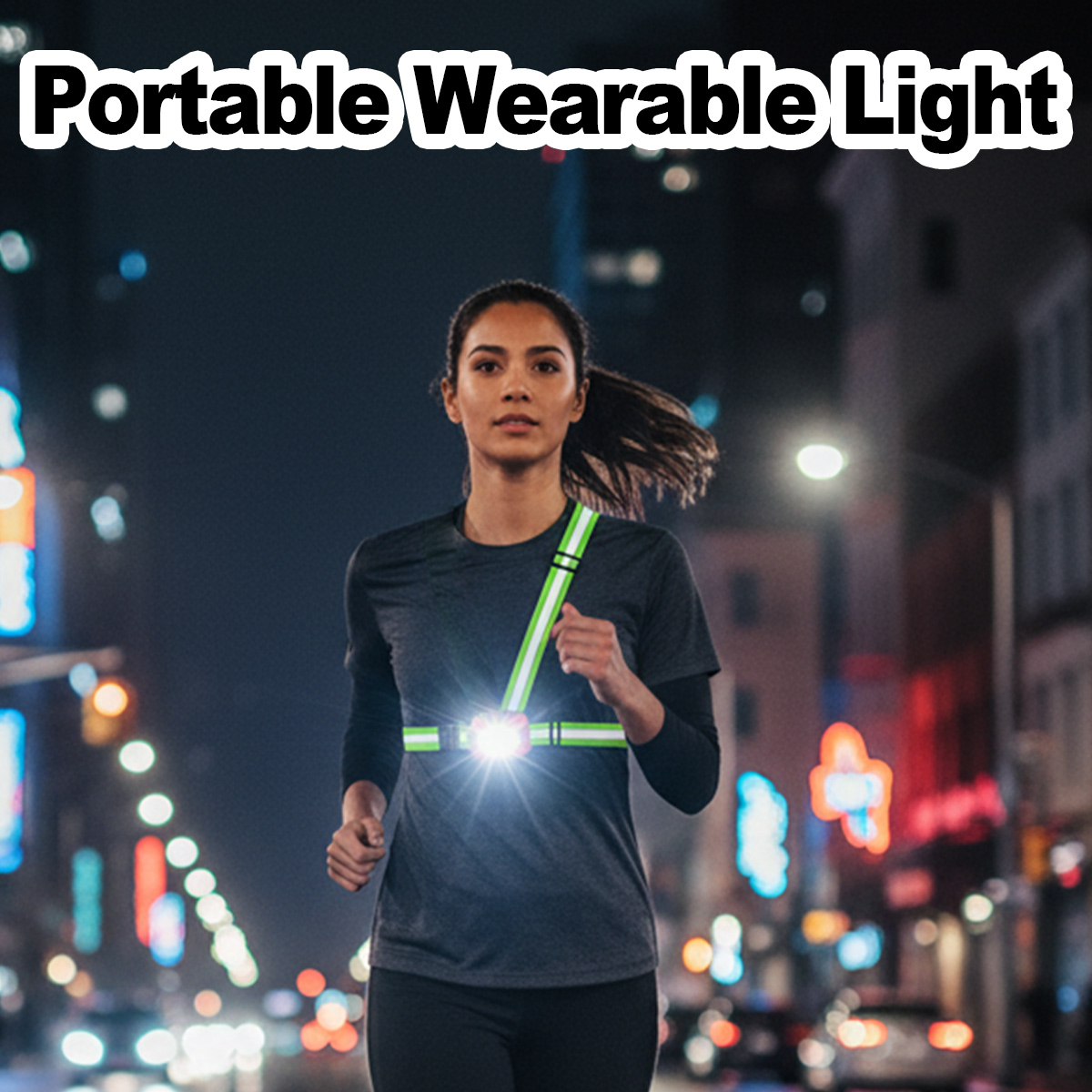Lanterna de Peito Recarregável - Running Jogging Gear avaliação e preço