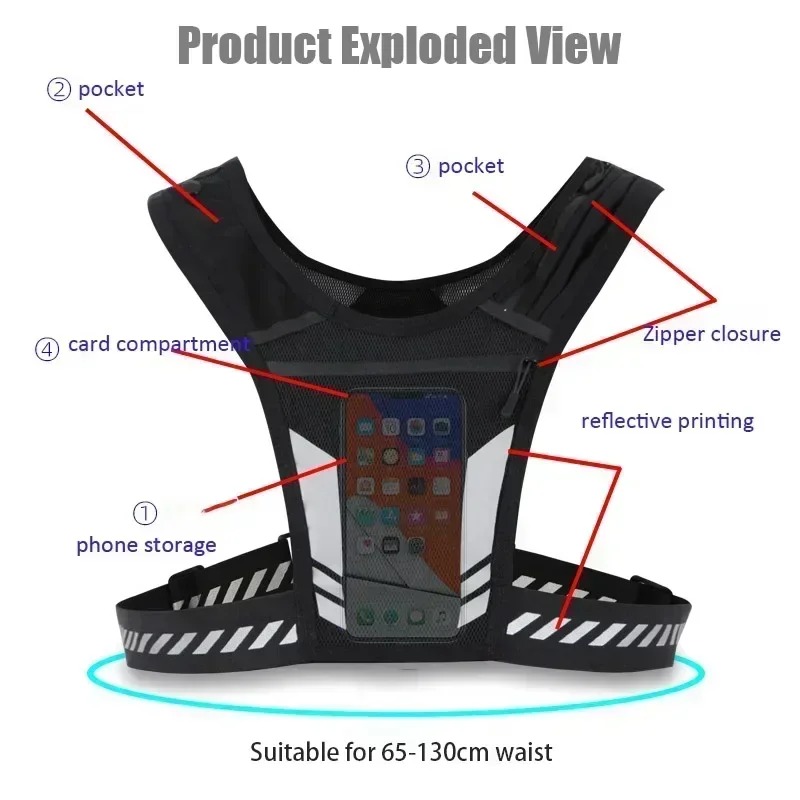 Colete de Corrida Leve CZHIYAO - Running Jogging Gear avaliação e preço
